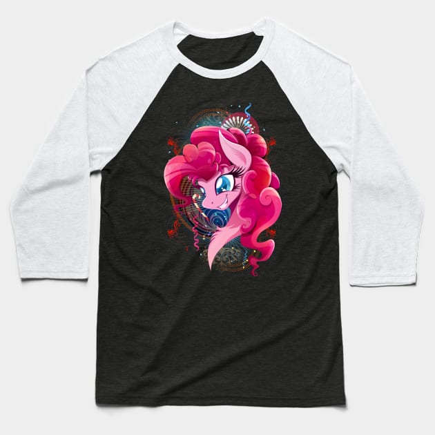 Pinkie Pie Baseball T-Shirt by RarieDash